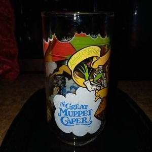 Vintage The Great Muppet Caper Glass